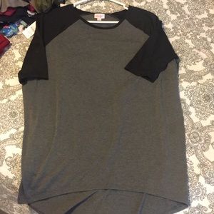 XS LuLaRoe medium grey and black Irma